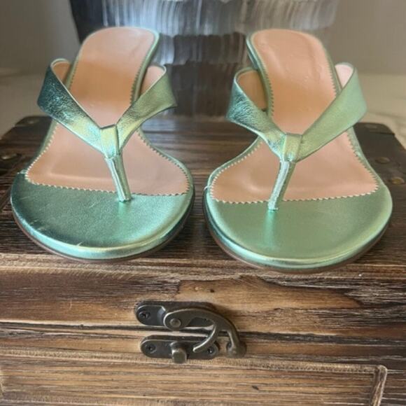 J Crew Violetta Italian Leather Kitten Heels - Picture 3 of 7